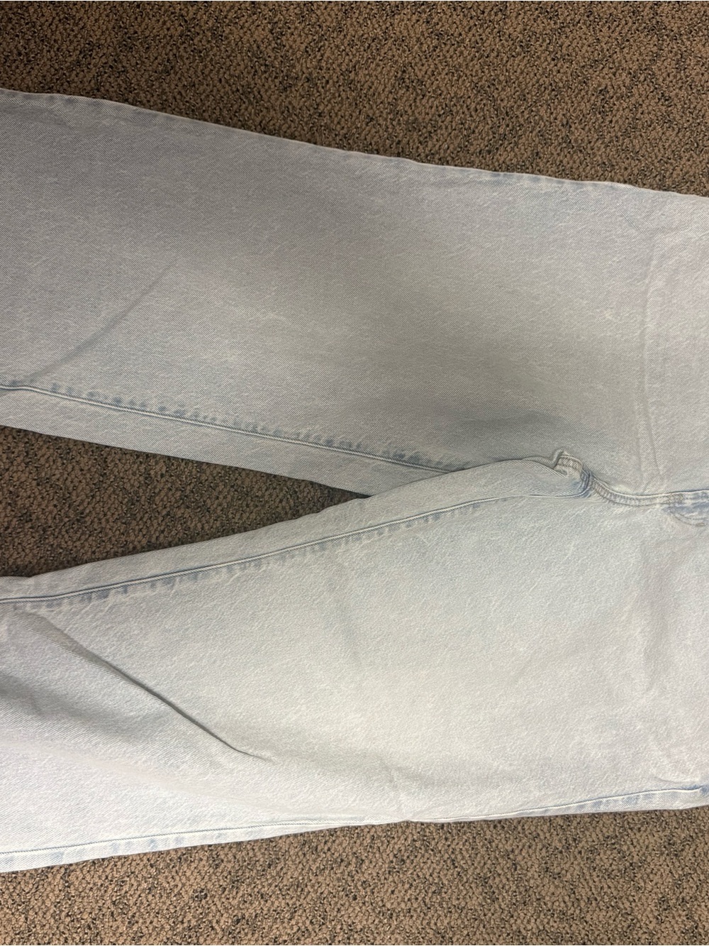 New Women's Light Wash Wide Leg Jeans low rise pacsun size 34